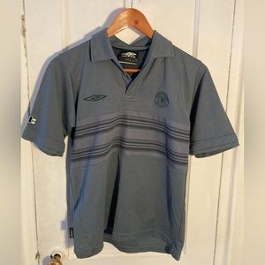 Umbro Glasgow Celtic FC Green Polo size Small